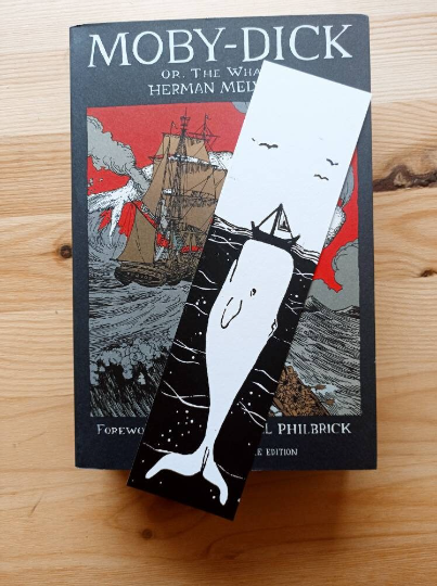 Lesezeichen 3er Set - Moby Dick, Kraken, Leuchtturm